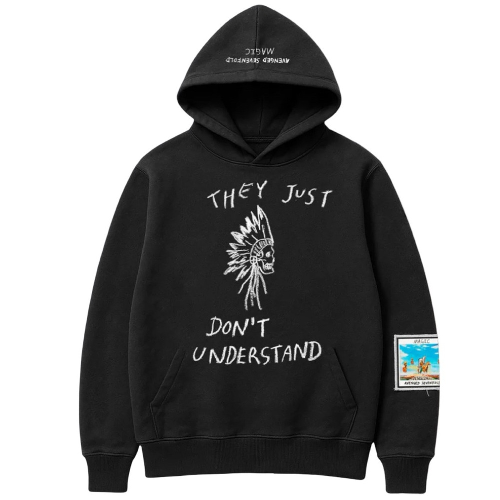 Wes Lang x Avenged Sevenfold Magic Black Heavyweight Hooded Pullover